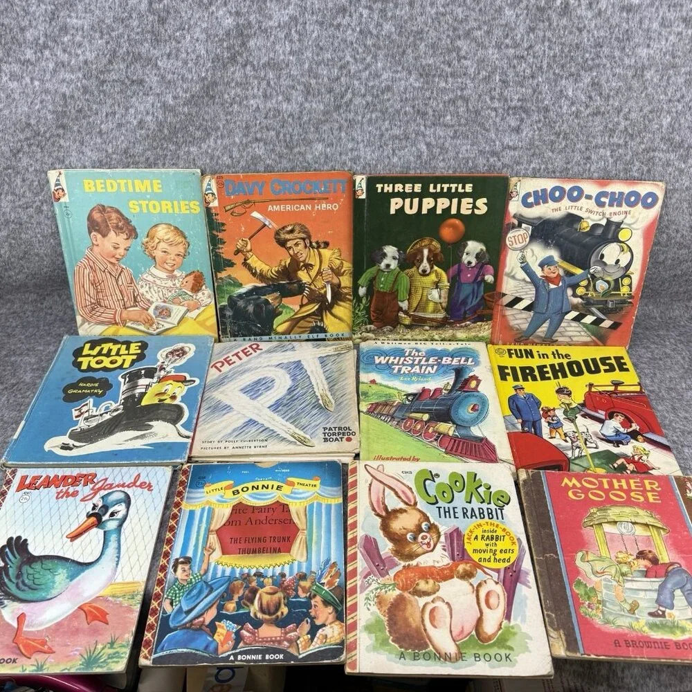 ✅Mixed Lot Of 28 VTG HC Childrens Books Rand McNally Wonder Books and Various - Picture 4 of 16